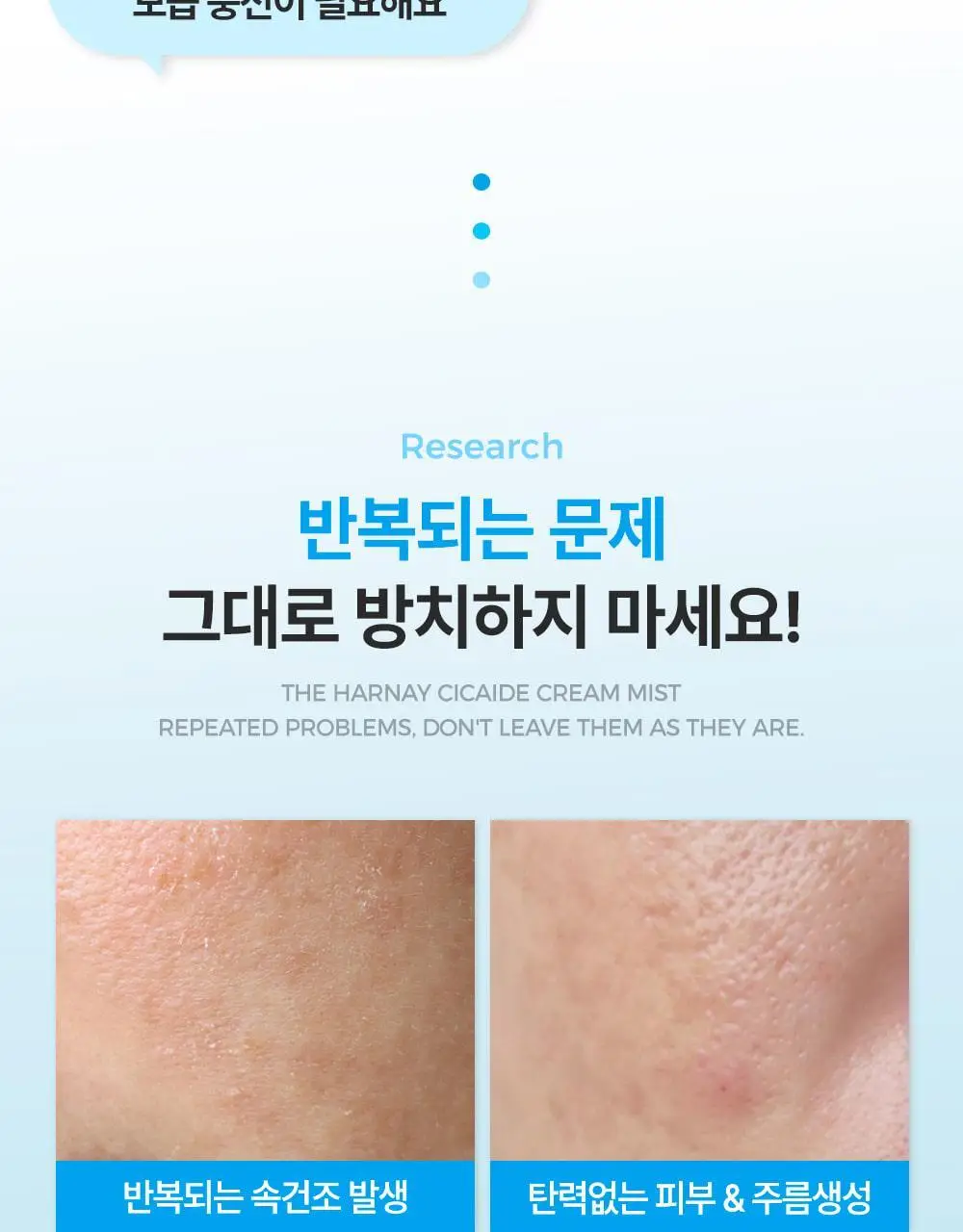 [아이돌광채][NEW] 더하르나이 시카이드 크림 미스트 120ml (안개분사 화잘먹 미스트) 상세페이지 9